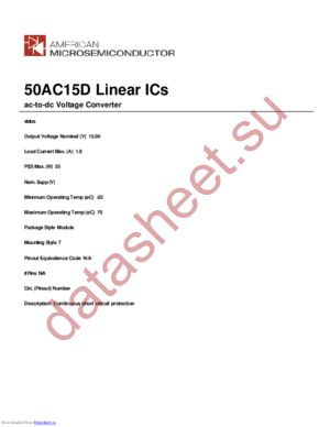 50AC15D datasheet  
