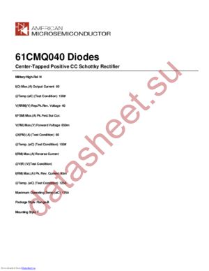 61CMQ040 datasheet  