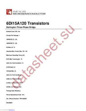 6DI15A120 datasheet  