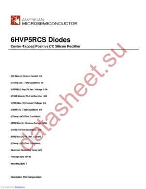 6HVP5RCS datasheet  