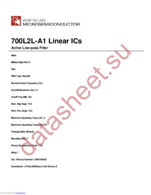 700L2L-A1 datasheet  