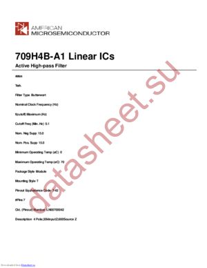 709H4B-A1 datasheet  