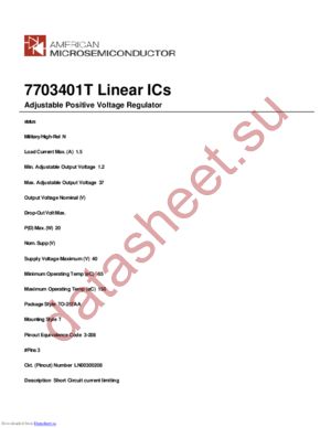 7703401T datasheet  