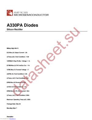 A330PA datasheet  