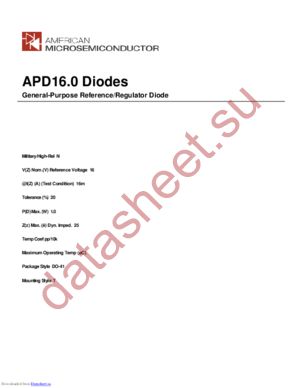 APD16.0 datasheet  