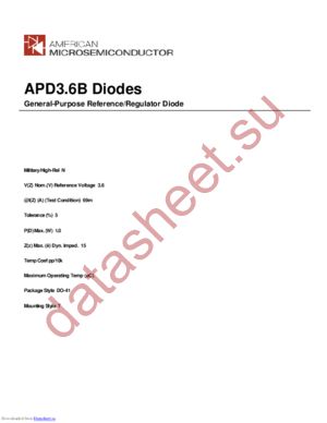 APD3.6B datasheet  