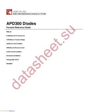 APD300 datasheet  