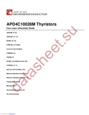 APD4C10028M datasheet  