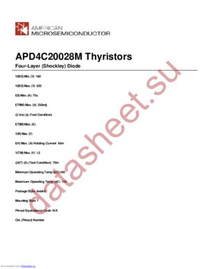 APD4C20028M datasheet  