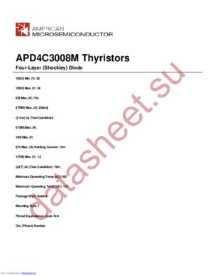 APD4C3008M datasheet  