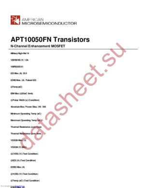 APT10050FN datasheet  