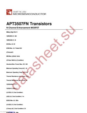 APT3507FN datasheet  