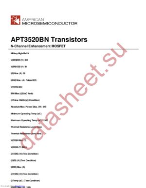 APT3520BN datasheet  