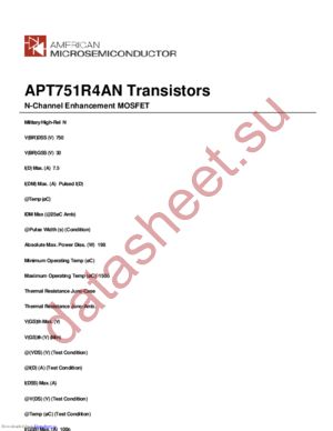 APT751R4AN datasheet  