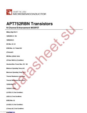 APT752RBN datasheet  