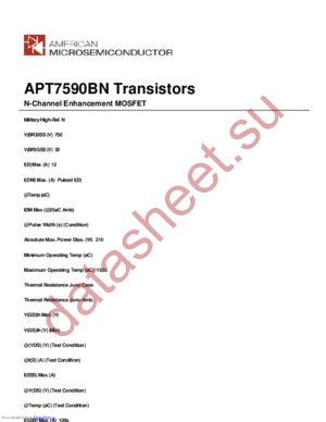 APT7590BN datasheet  