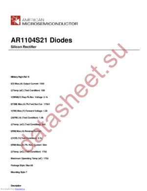 AR1104S21 datasheet  