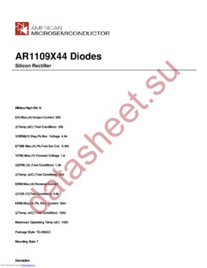 AR1109X44 datasheet  