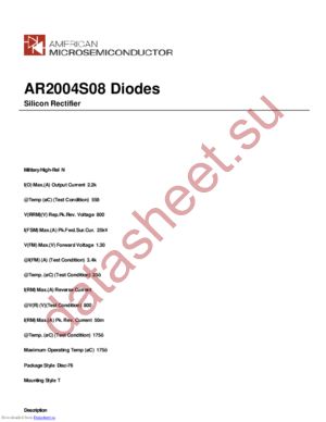 AR2004S08 datasheet  