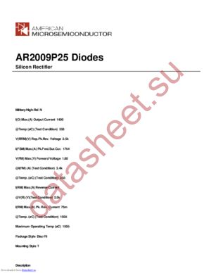 AR2009P25 datasheet  