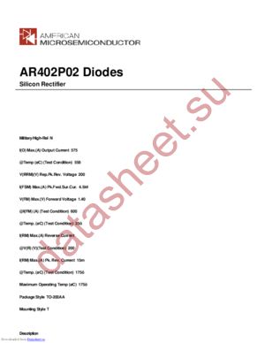 AR402P02 datasheet  