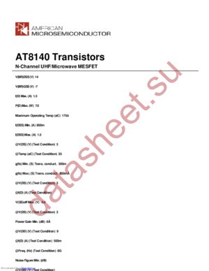 AT8140 datasheet  