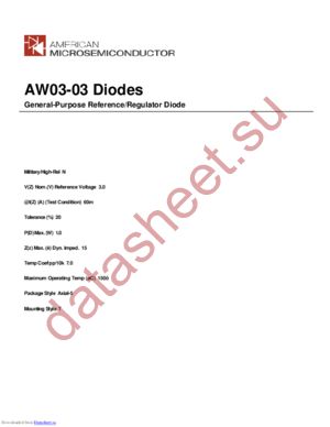 AW03-03 datasheet  