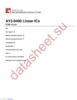 AY3-9400 datasheet  