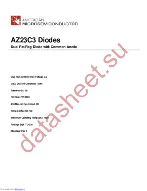 AZ23C3 datasheet  