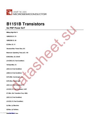 B1151B datasheet  
