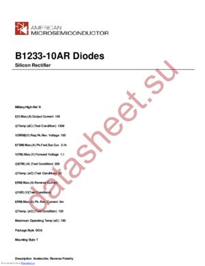 B1233-10AR datasheet  