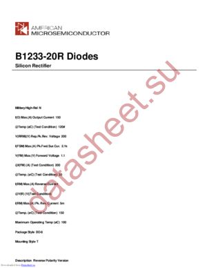 B1233-20R datasheet  