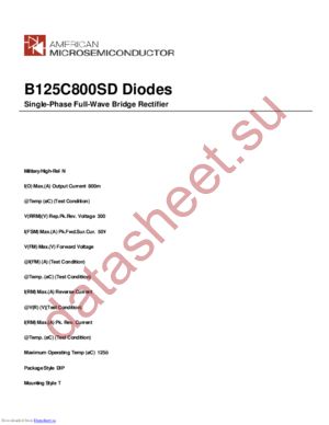 B125C800SD datasheet  