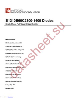B1310B60C2300-1400 datasheet  