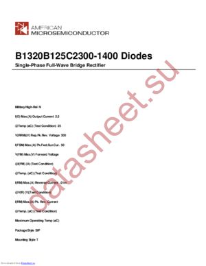 B1320B125C2300-1400 datasheet  