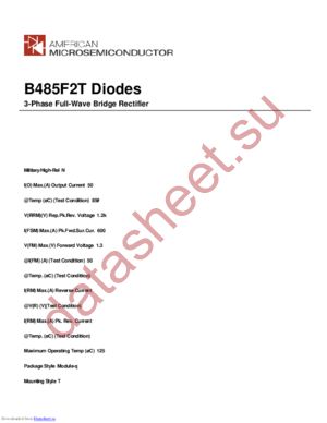 B485F2T datasheet  