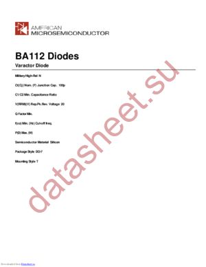 BA112 datasheet  