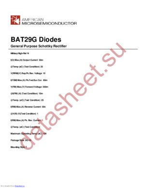 BAT29G datasheet  