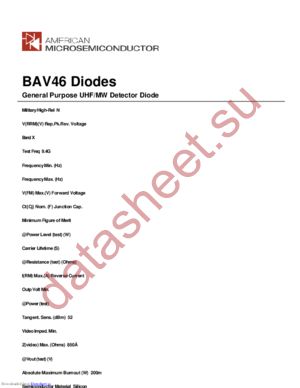 BAV46 datasheet  