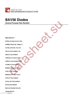 BAV56 datasheet  