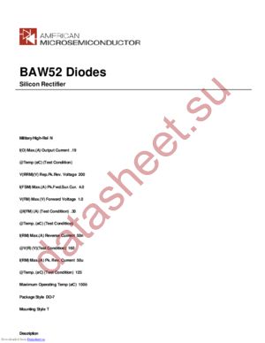 BAW52 datasheet  