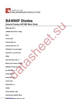 BAW95F datasheet  