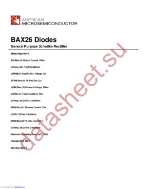 BAX26 datasheet  