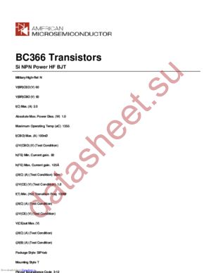 BC366 datasheet  