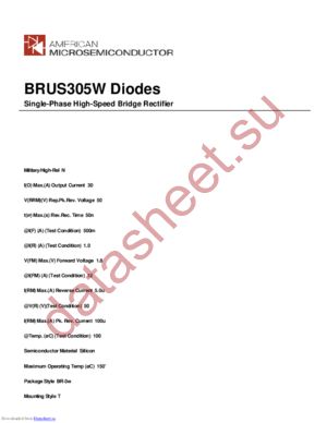 BRUS305W datasheet  