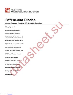 BYV18-30A datasheet  