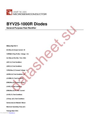 BYV25-1000R datasheet  