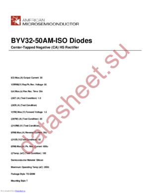 BYV32-50AM-ISO datasheet  