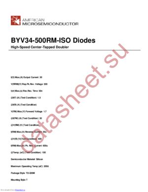 BYV34-500RM-ISO datasheet  