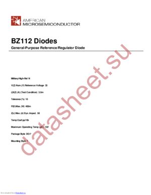 BZ112 datasheet  